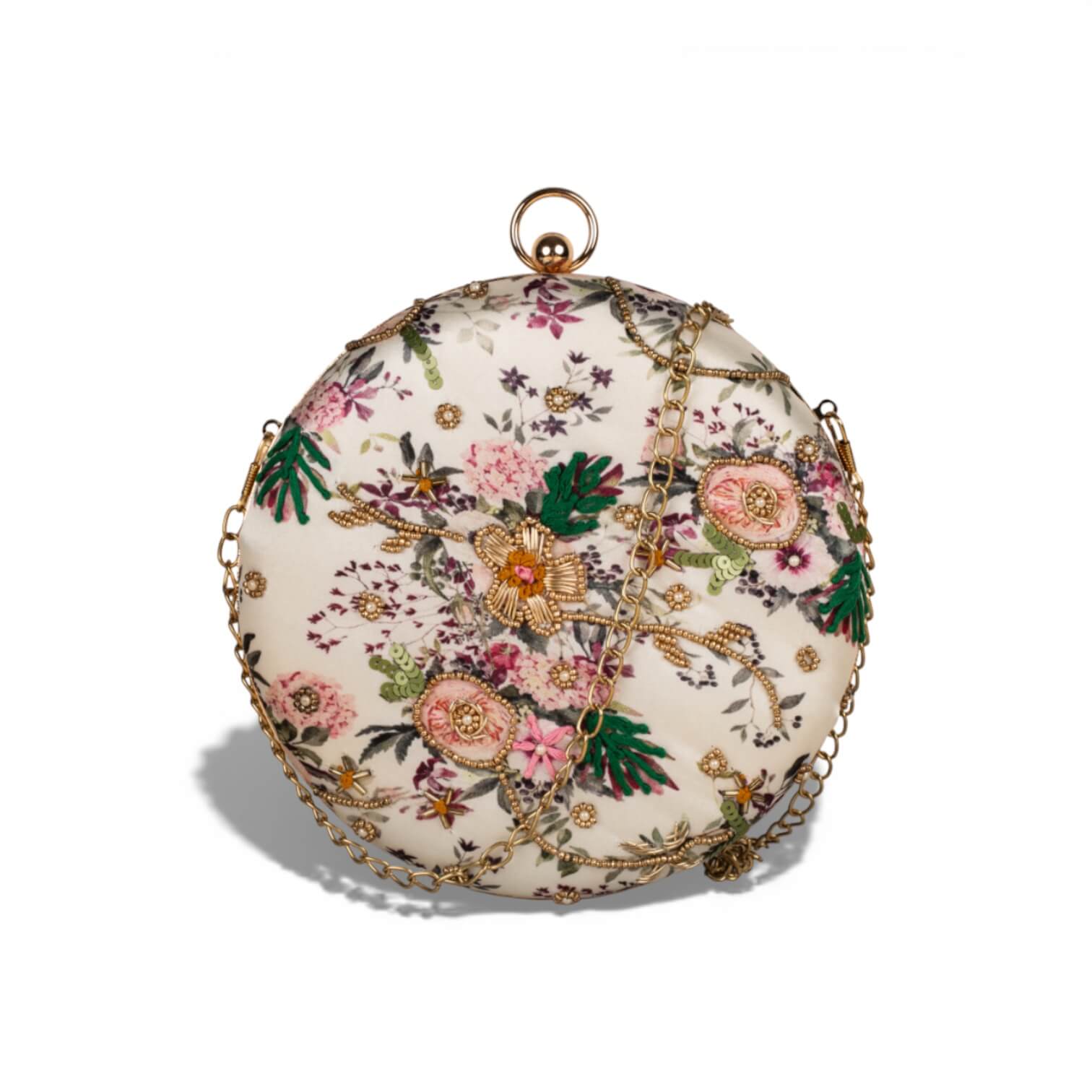 Ivory Blossom Clutch