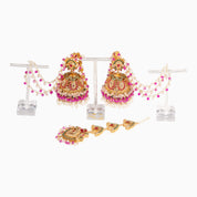 Veer Jhumka Earrings and Tikka Set