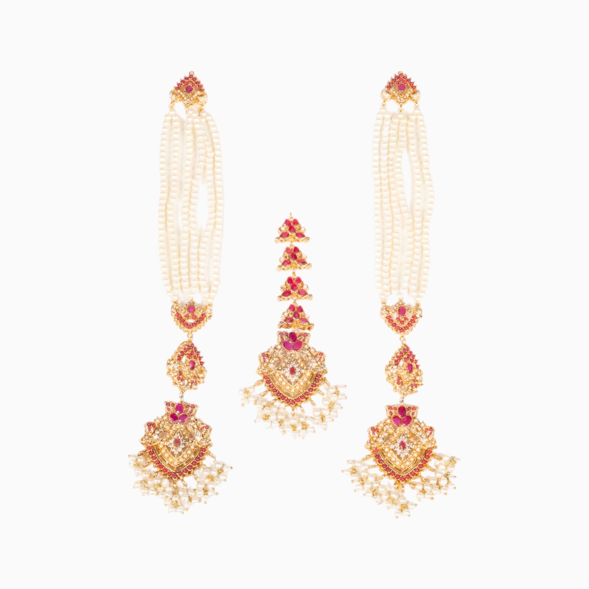 Zainab Earrings and Tikka Set