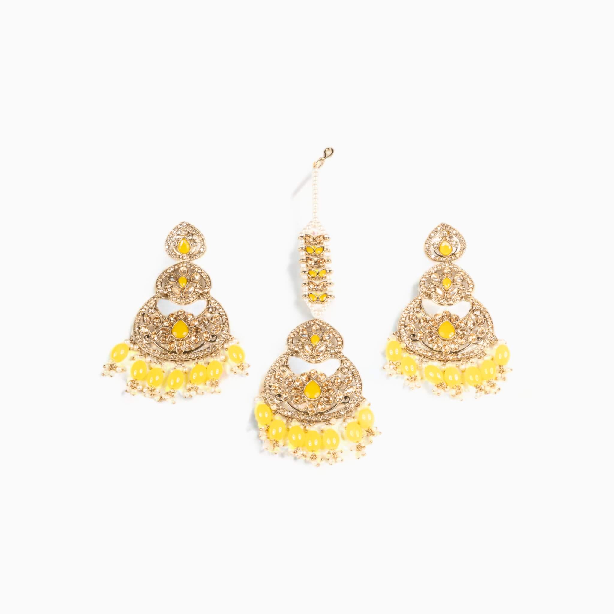 Riya Earrings and Tikka Set