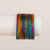 Raindrop Bangles - Blues