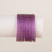 Raindrop Bangles - Purples