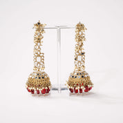Ameerah Mirror Jhumkie Earrings - MAHARANI