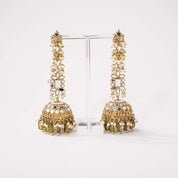 Ameerah Mirror Jhumkie Earrings - MAHARANI